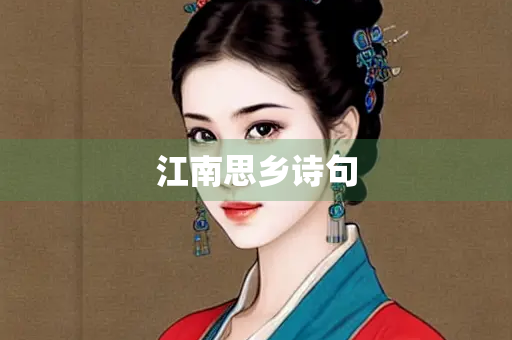 江南思乡诗句