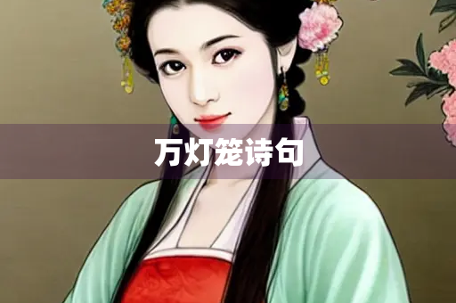万灯笼诗句