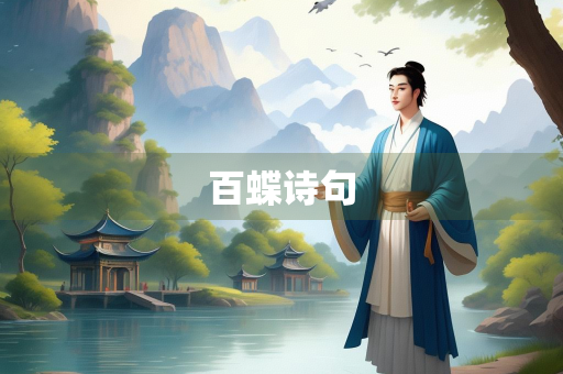百蝶诗句