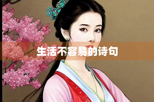 生活不容易的诗句