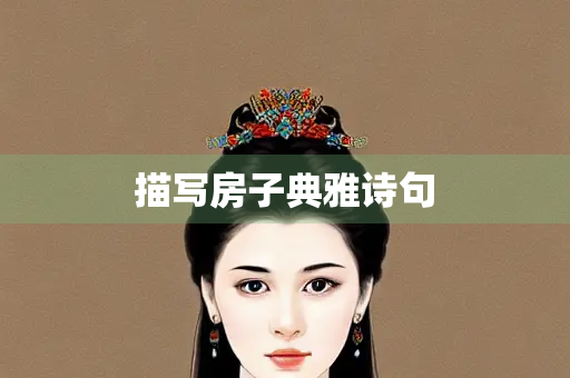 描写房子典雅诗句