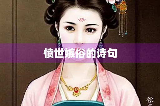 愤世嫉俗的诗句