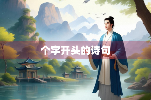 个字开头的诗句