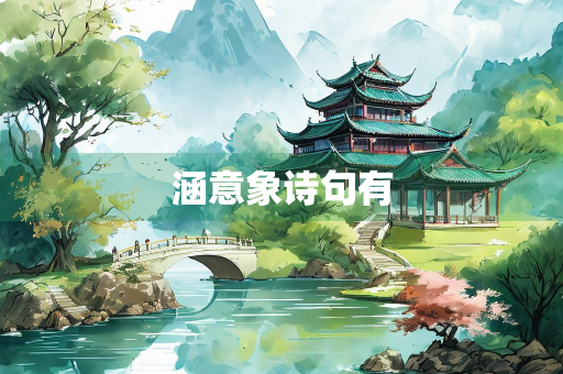 涵意象诗句有