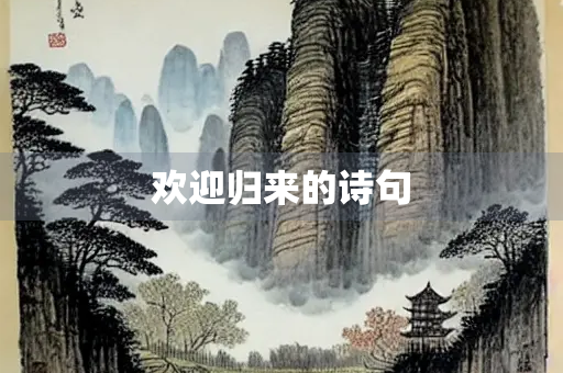 欢迎归来的诗句