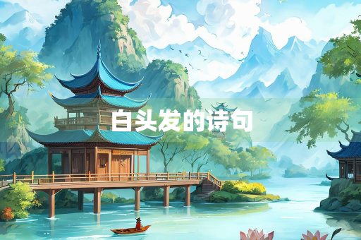 白头发的诗句