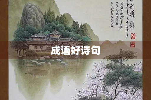 成语好诗句