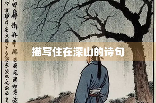 描写住在深山的诗句