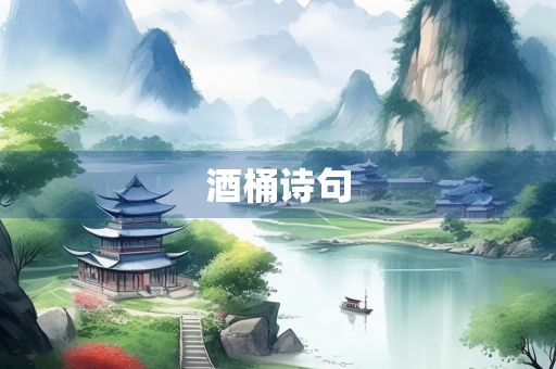 酒桶诗句