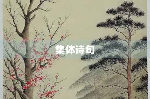 集体诗句