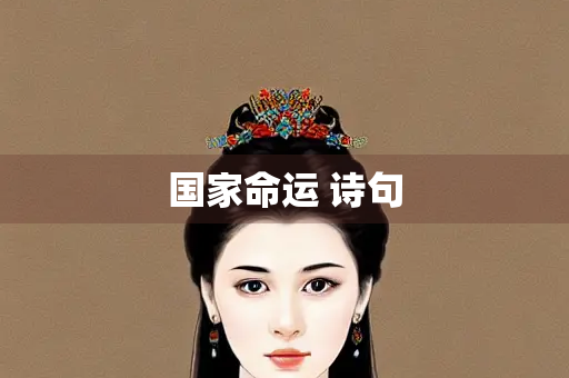 国家命运 诗句