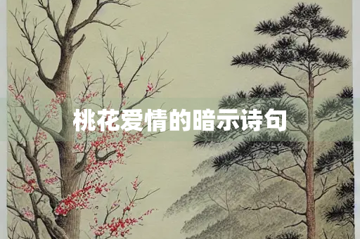 桃花爱情的暗示诗句