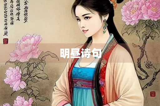 明昼诗句