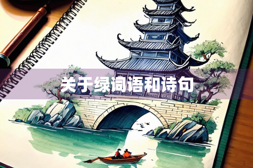 关于绿词语和诗句