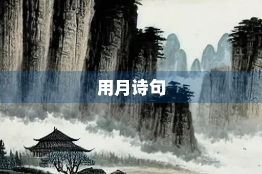 用月诗句