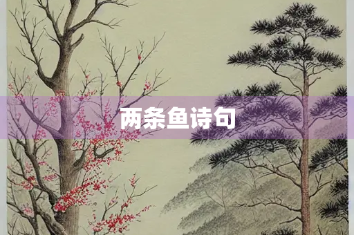 两条鱼诗句