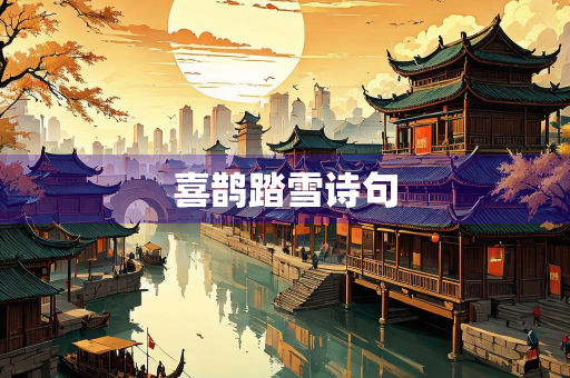 喜鹊踏雪诗句