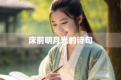 床前明月光的诗句
