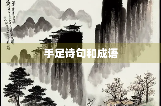 手足诗句和成语