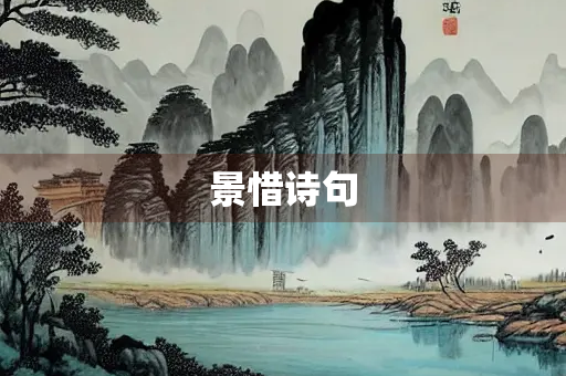 景惜诗句