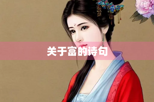 关于富的诗句