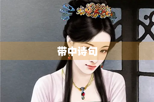 带中诗句