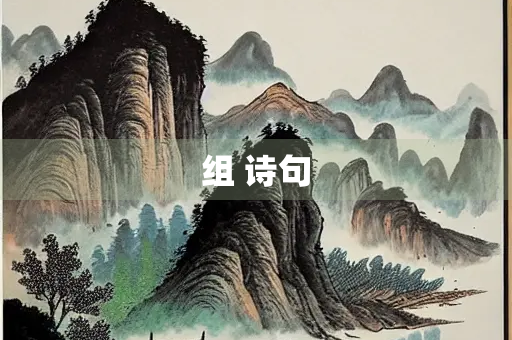 组 诗句