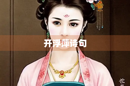 开浮萍诗句