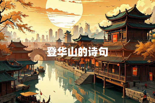 登华山的诗句