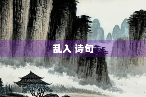 乱入 诗句