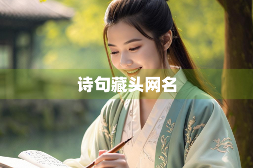 诗句藏头网名
