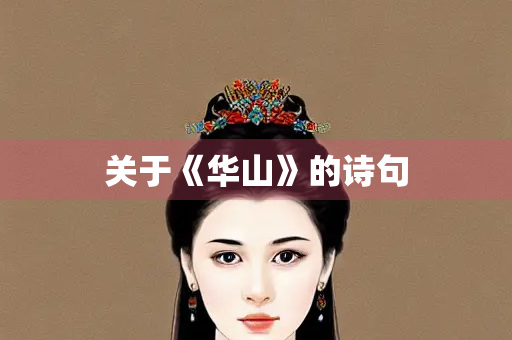 关于《华山》的诗句