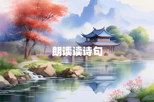 朗读读诗句