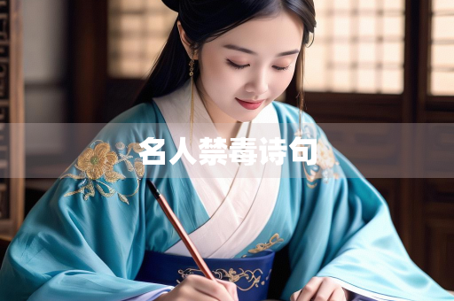 名人禁毒诗句