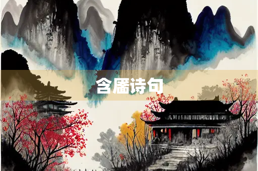 含靥诗句