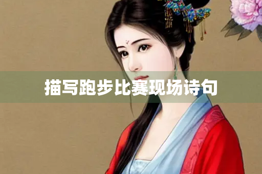 描写跑步比赛现场诗句