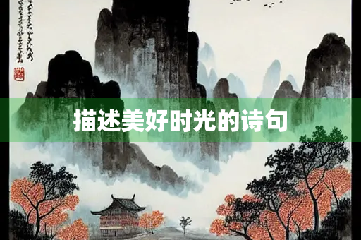 描述美好时光的诗句