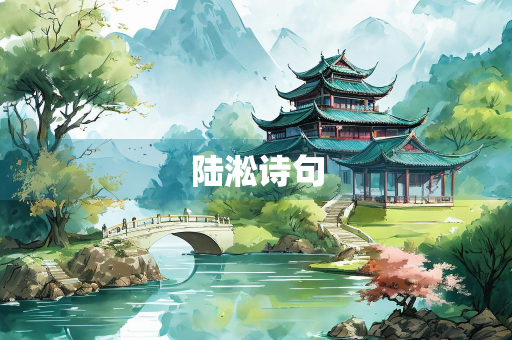 陆淞诗句