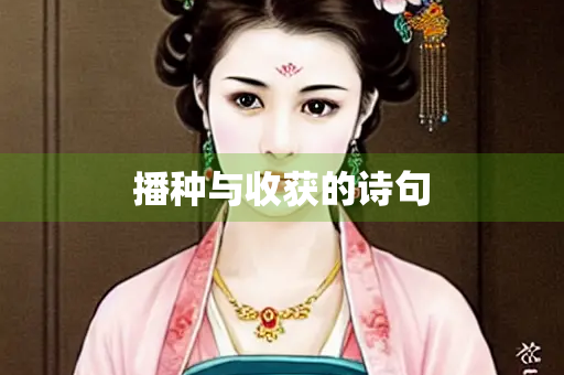 播种与收获的诗句