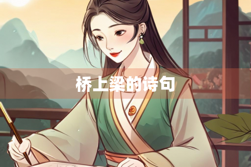 桥上梁的诗句