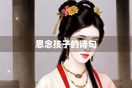 思念孩子的诗句