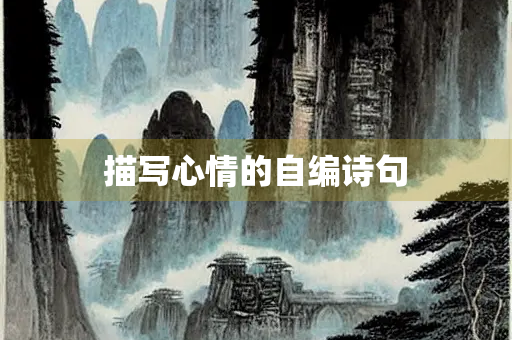 描写心情的自编诗句