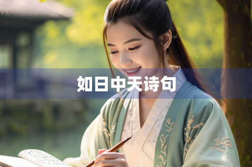 如日中天诗句