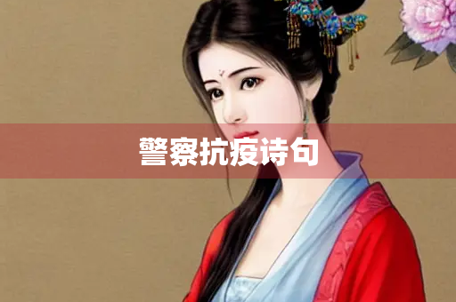 警察抗疫诗句