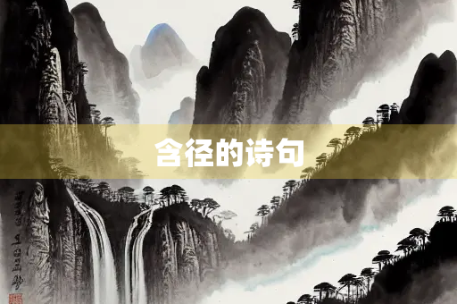 含径的诗句