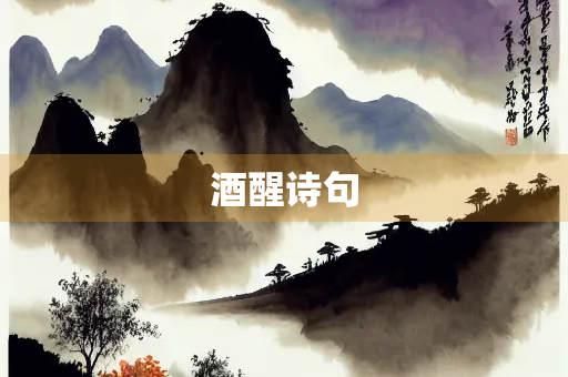 酒醒诗句