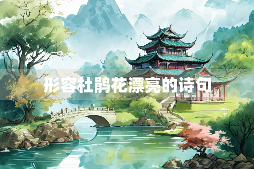 形容杜鹃花漂亮的诗句