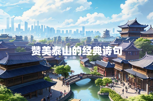 赞美泰山的经典诗句