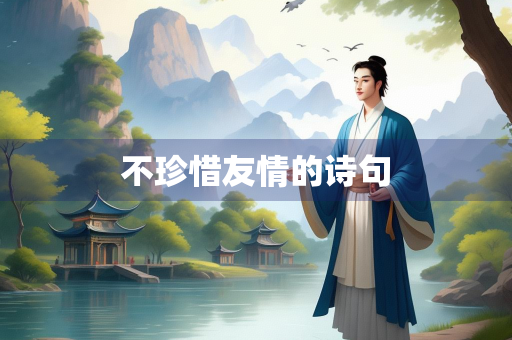 不珍惜友情的诗句