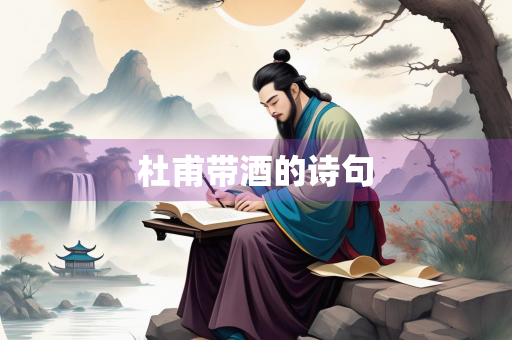 杜甫带酒的诗句